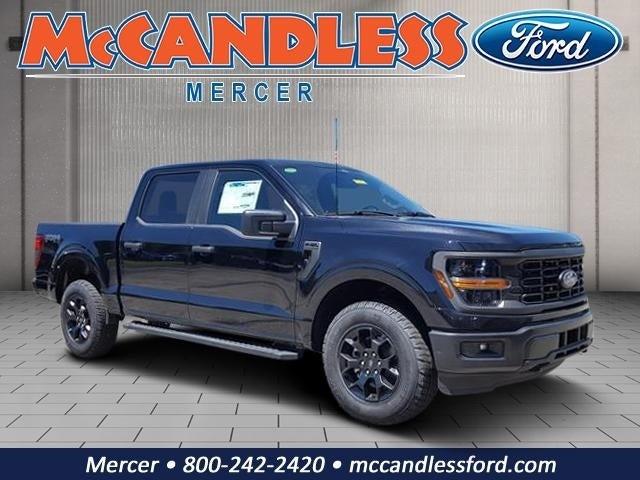 2024 Ford F-150 STX Agate Black Metallic, Mercer, PA