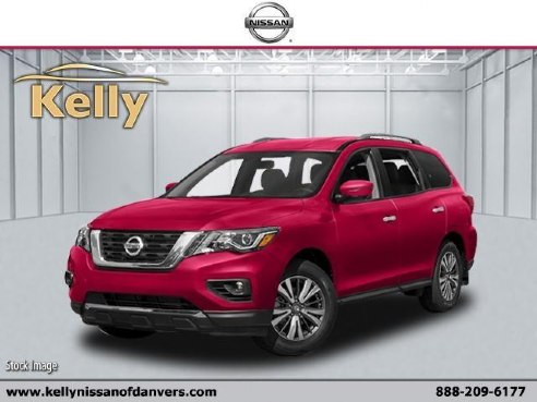 2018 Nissan Pathfinder SL Scarlet Ember, Beverly, MA