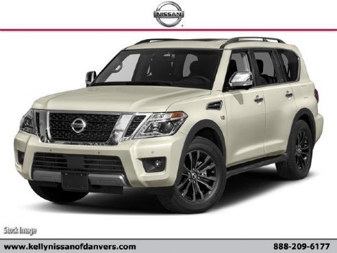 2018 Nissan Armada Platinum Pearl White, Beverly, MA