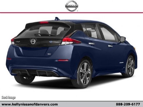 2018 Nissan LEAF SV Pearl White, Beverly, MA