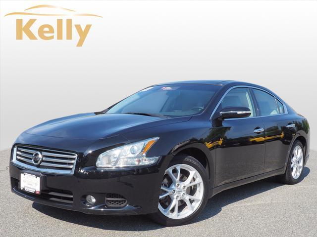 2014 Nissan Maxima 4dr Sdn 3.5 SV w/Premium Pkg Super Black, Beverly, MA