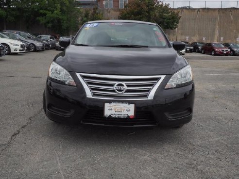 2015 Nissan Sentra 4dr Sdn I4 CVT S Super Black, Beverly, MA