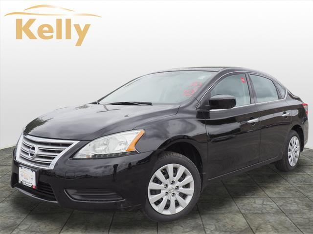 2015 Nissan Sentra 4dr Sdn I4 CVT S Super Black, Beverly, MA