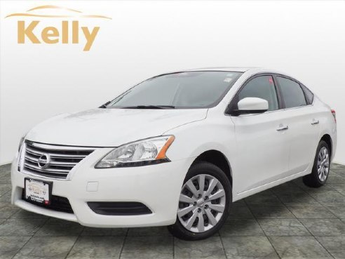 2014 Nissan Sentra 4dr Sdn I4 CVT SV Aspen White, Beverly, MA