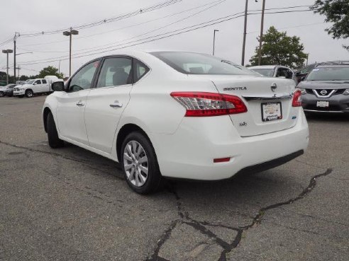 2014 Nissan Sentra 4dr Sdn I4 CVT SV Aspen White, Beverly, MA