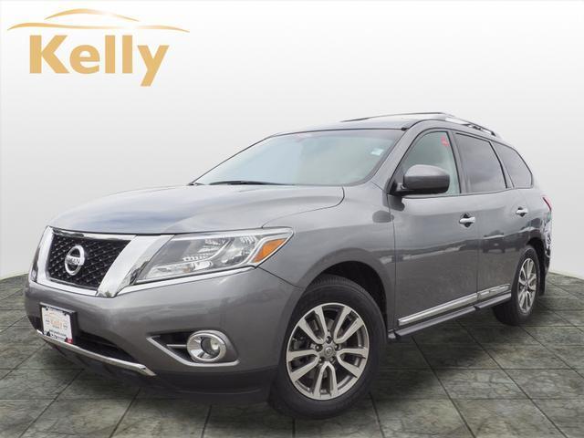 2015 Nissan Pathfinder 4WD 4dr SL Gun Metallic, Beverly, MA