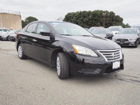 2015 Nissan Sentra 4dr Sdn I4 CVT SV Super Black, Beverly, MA