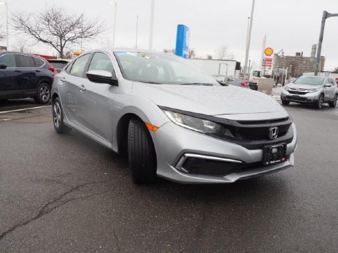 2019 Honda Civic LX CVT Lunar Silver Metallic, Lynn, MA