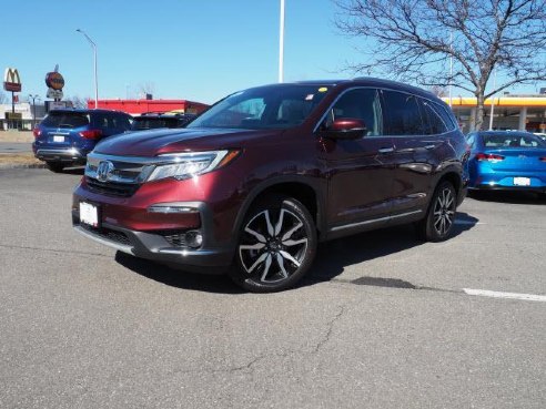 2019 Honda Pilot Touring 8-Passenger AWD Deep Scarlet Pearl, Lynn, MA