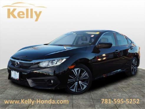 2018 Honda Civic EX-T CVT Crystal Black Pearl, Lynn, MA