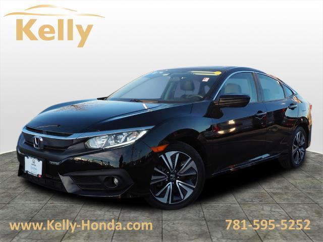 2018 Honda Civic EX-T CVT Crystal Black Pearl, Lynn, MA