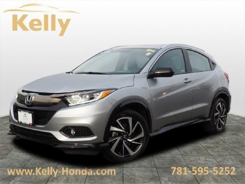 2019 Honda HR-V Sport AWD CVT Lunar Silver Metallic, Lynn, MA