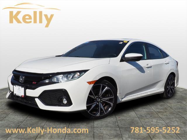 2018 Honda Civic Si Sedan Manual White Orchid Pearl, Lynn, MA