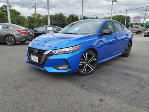 2021 Nissan Sentra CVT Electric Blue Metallic, LYNNFIELD, MA