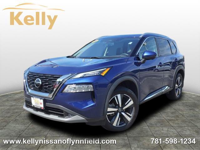 2021 Nissan Rogue AWD Caspian Blue Metallic, LYNNFIELD, MA