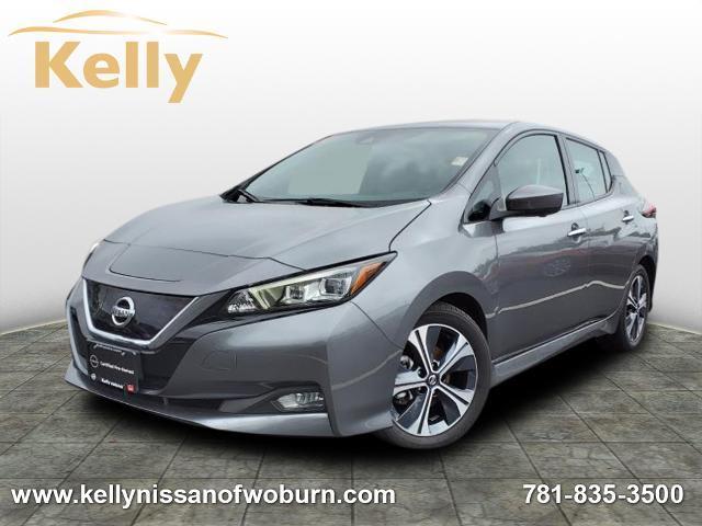 2021 Nissan LEAF Hatchback GUN METALLIC, Woburn, MA