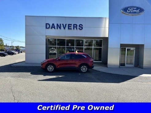 2020 Ford Escape SE Rapid Red Metallic Tinted Clearcoat, Danvers, MA