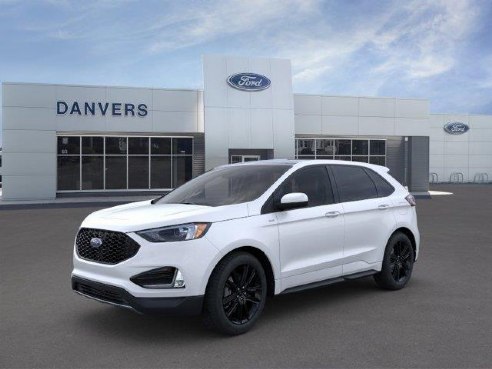 2024 Ford Edge ST Line Star White Metallic Tri-Coat, Danvers, MA