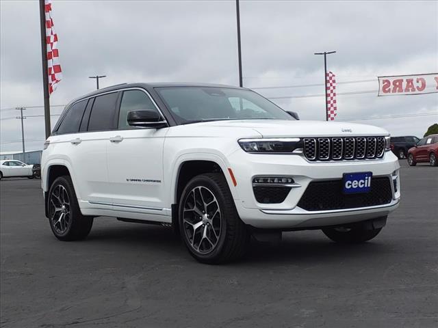 2024 Jeep Grand Cherokee Summit Reserve 4xe White, Burnet, TX