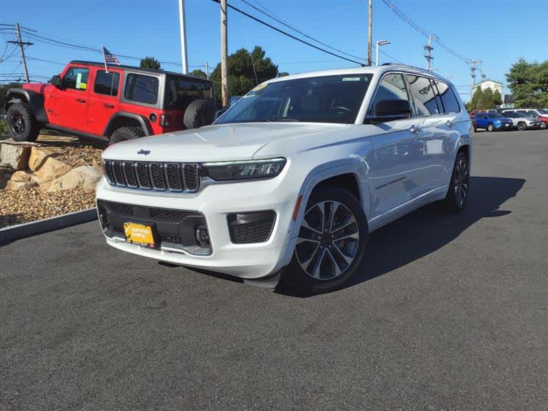 2021 Jeep Grand Cherokee L Overland Bright White Clearcoat, Lynnfield, MA