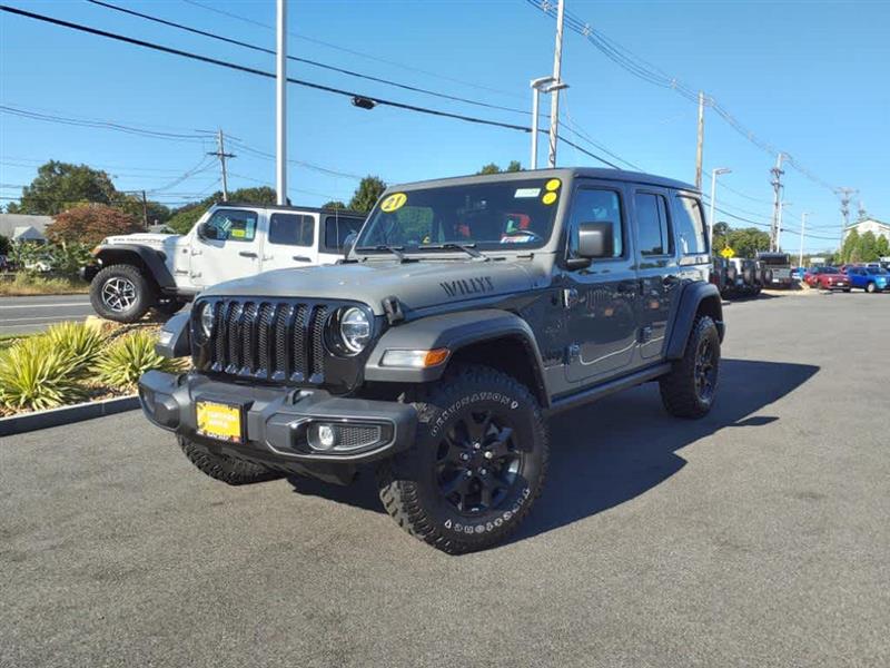 2021 Jeep Wrangler Willys Sky OneûTouch« PowerûTop Sting-Gray Clearcoat, Lynnfield, MA