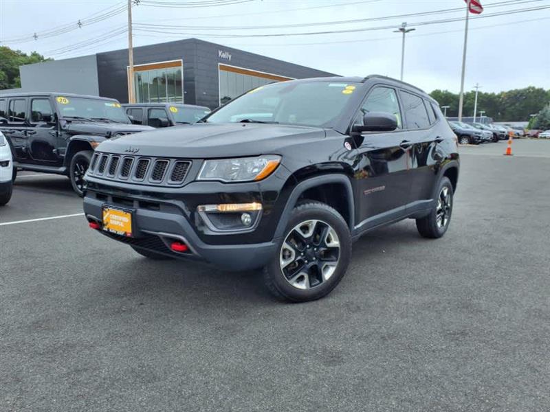 2017 Jeep New Compass Trailhawk Diamond Black Crystal Pearlcoat, Lynnfield, MA